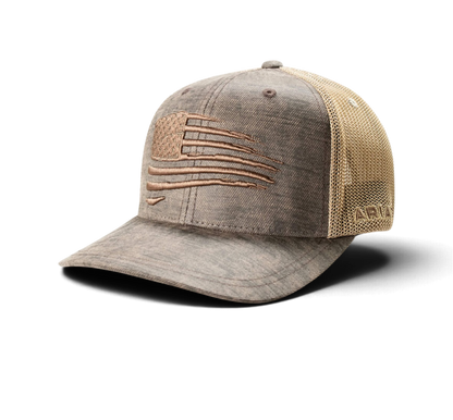 Ariat Patriot Flag Snapback Keps
