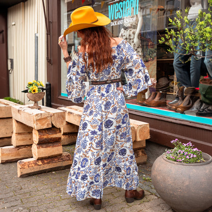 Long Dress Tulip Blue