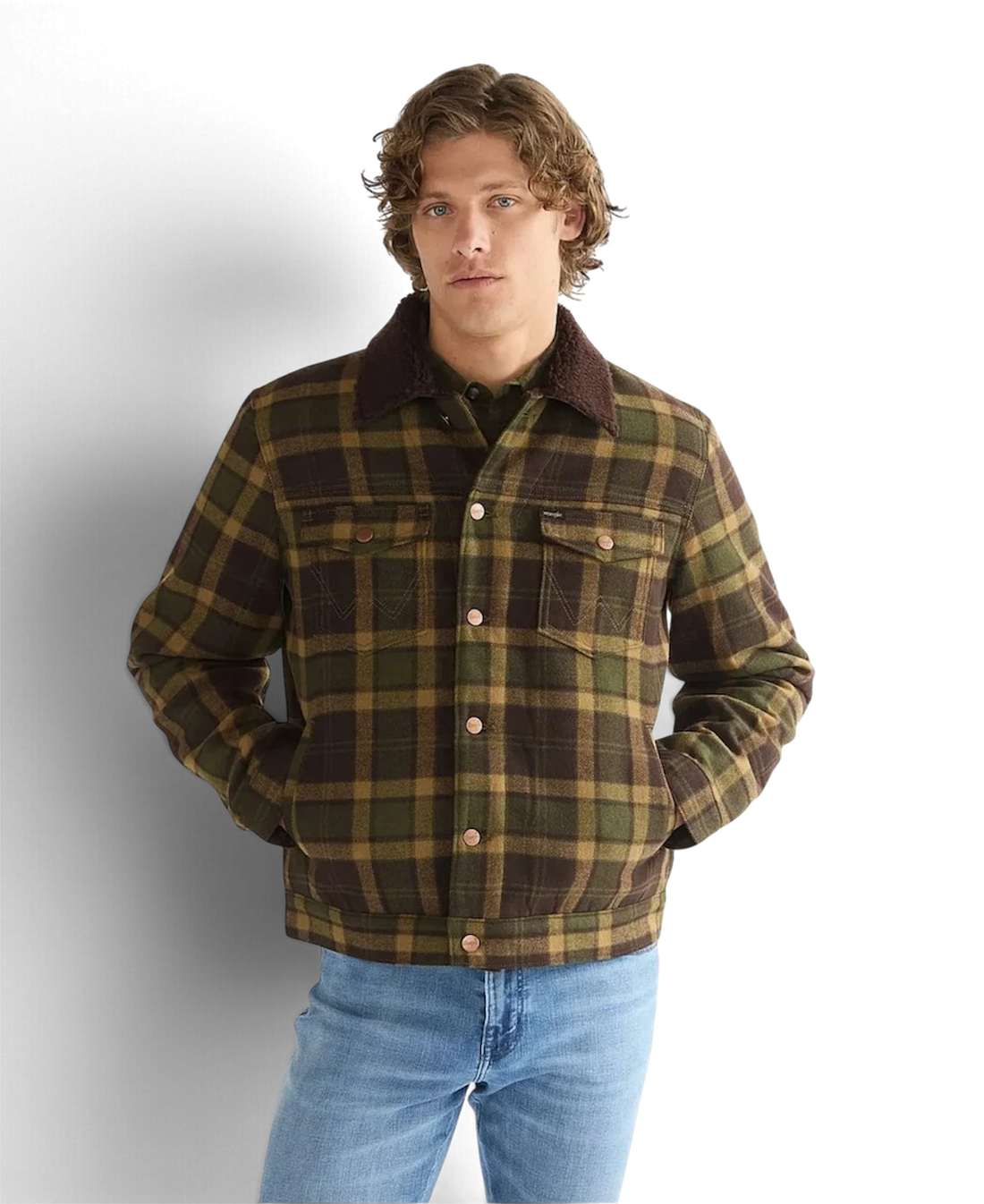 Wrangler Wool Trucker Olive