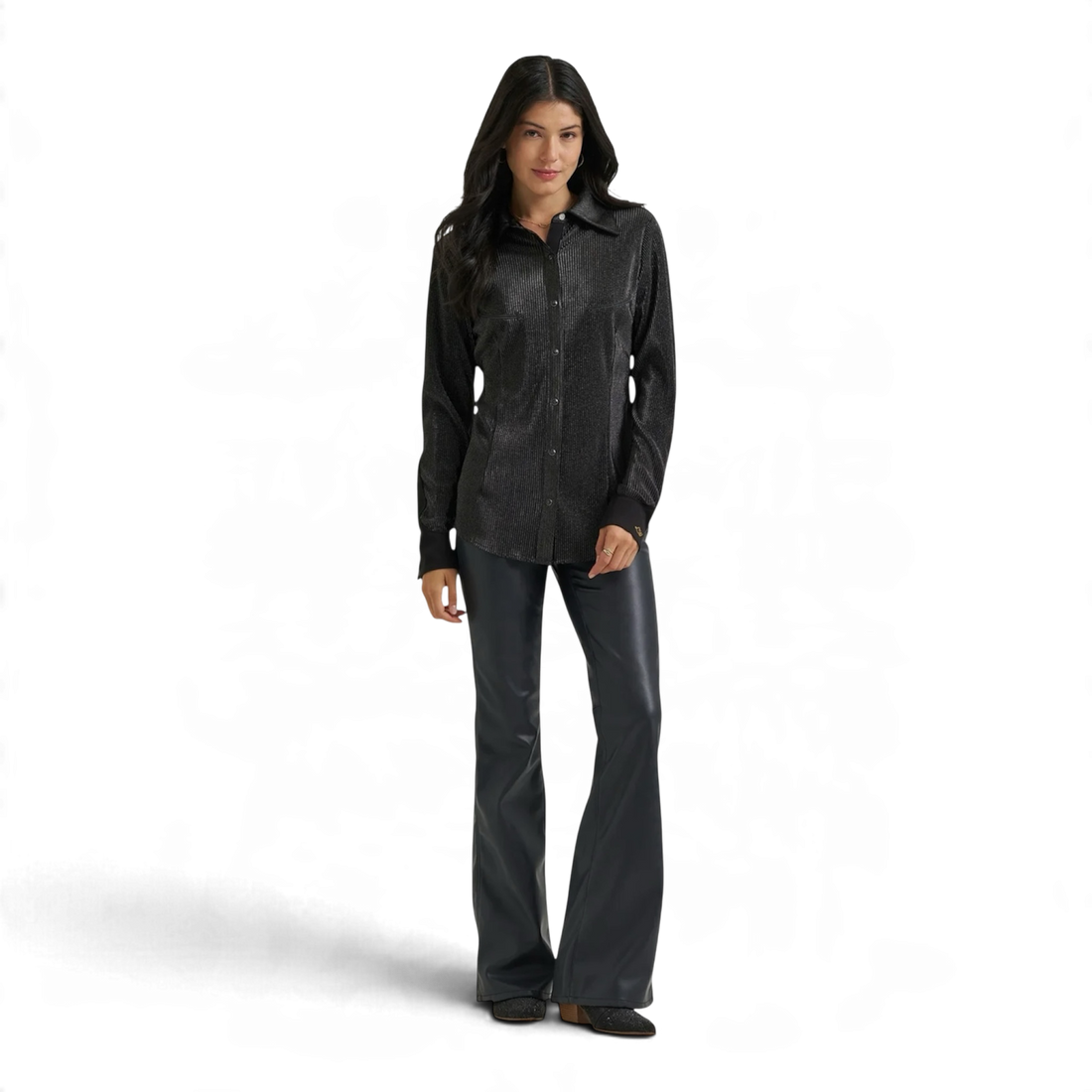 Wrangler x Lainey Wilson Lainey Shirt – Shimmer Night Sky