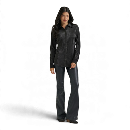 Wrangler x Lainey Wilson Lainey Shirt – Shimmer Night Sky