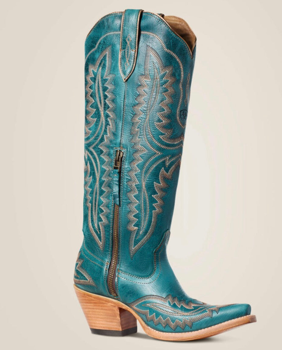 Casanova X Toe Turquoise Western Boots Ariat