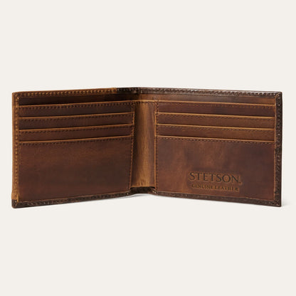 Hair-On-Hide Concho Bi-Fold Wallet Stetson