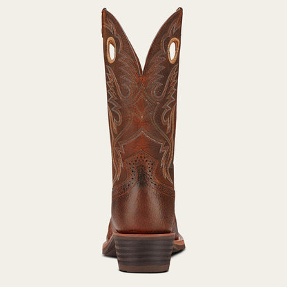 Heritage Roughstock Brown Oiled Rowdy Square Toe Western Boot