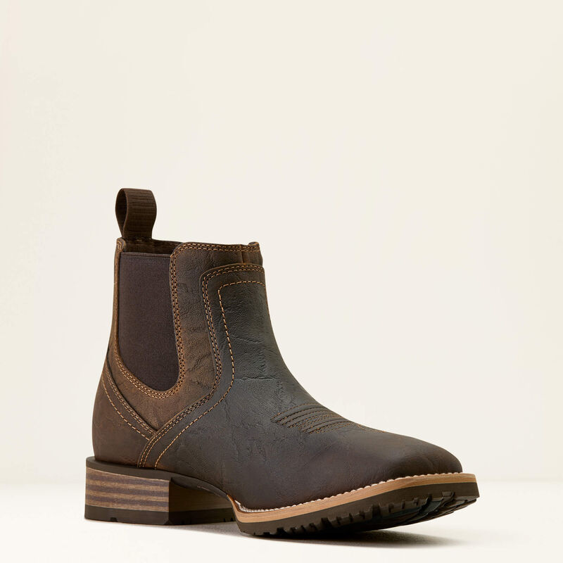 Hybrid Low Boy Wide Square Toe Chelsea Boot