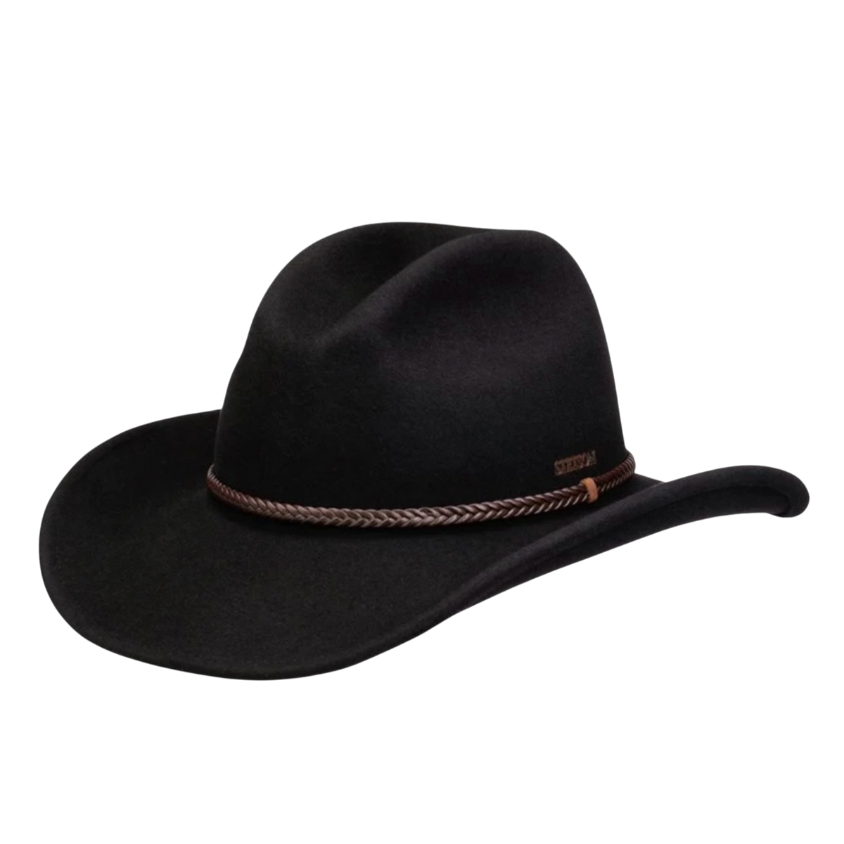 Stetson Western Gus westernhatt i ullfilt med sluttande Gus-kulle och mule kick