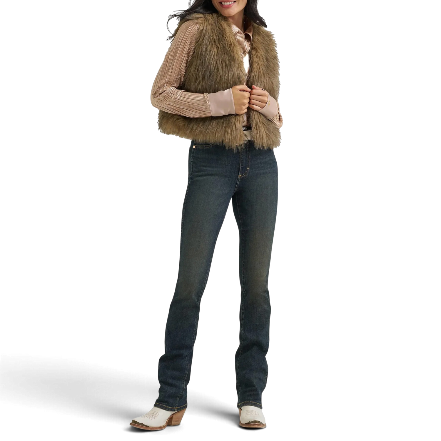 Wrangler Faux Fur Vest