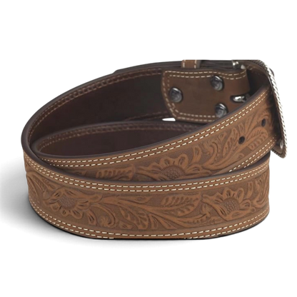 Ariat Floral Leather Belt