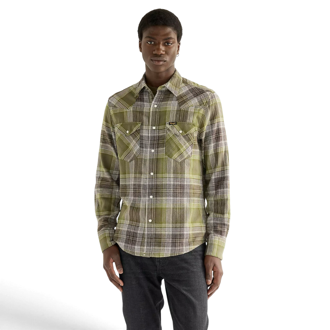 Wrangler Regular Western Shirt Pesto