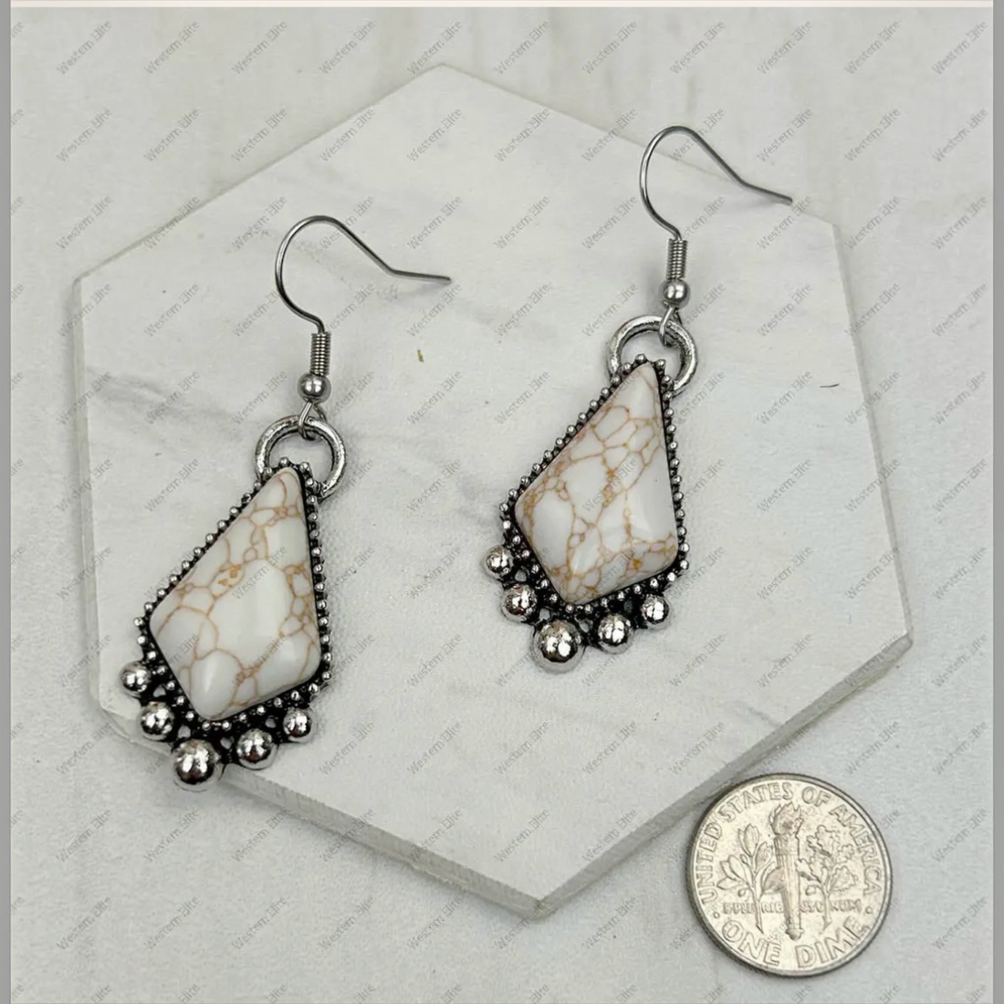 White Silver Drop