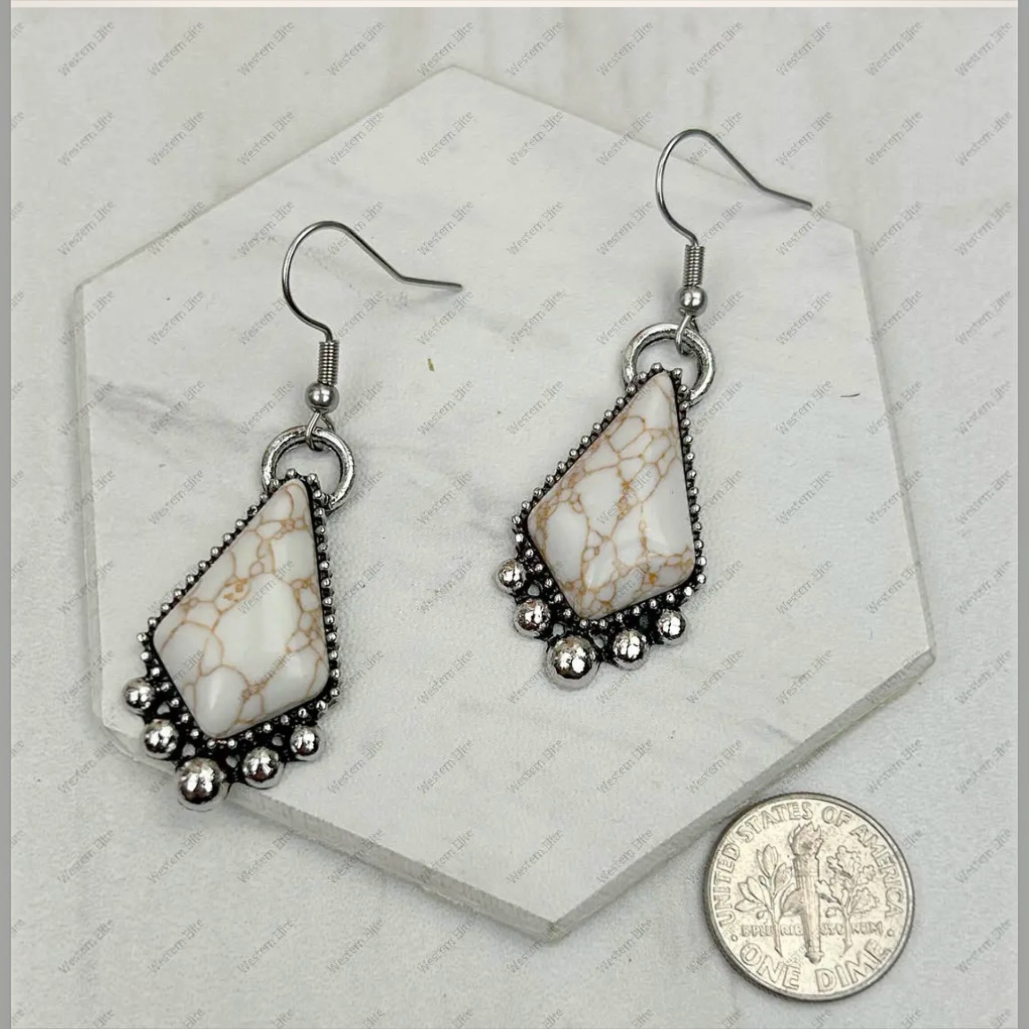 White Silver Drop