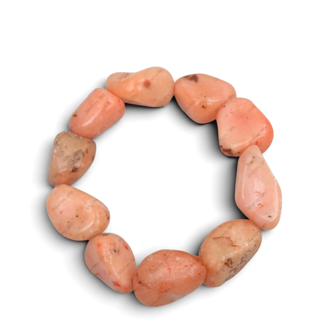 Orange Sten Armband