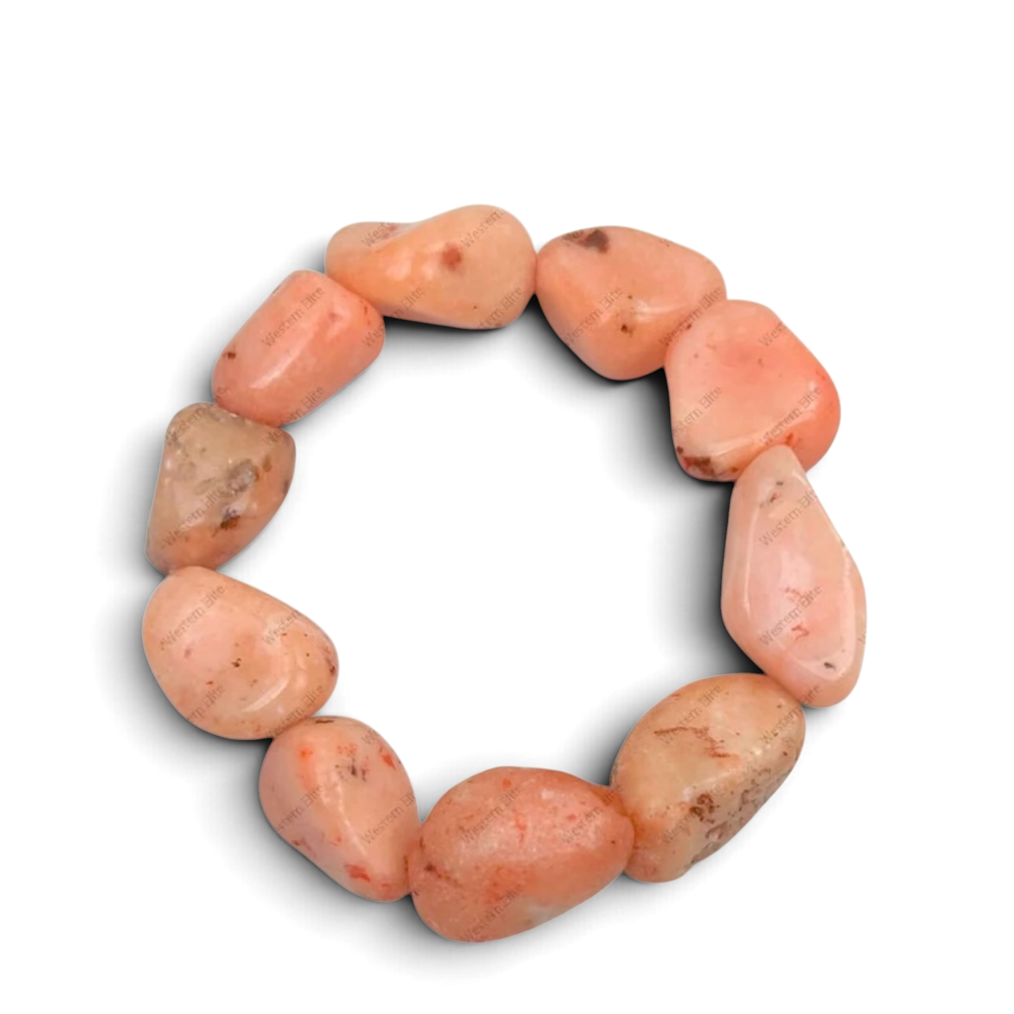 Orange Sten Armband
