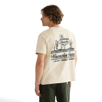 Wrangler Vintage Tee Almond Milk