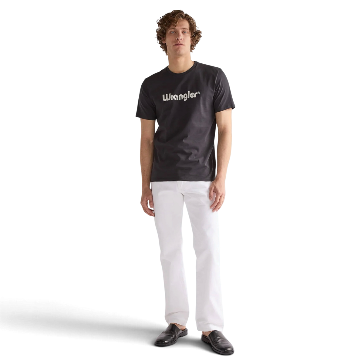 Wrangler Logo Tee Svart