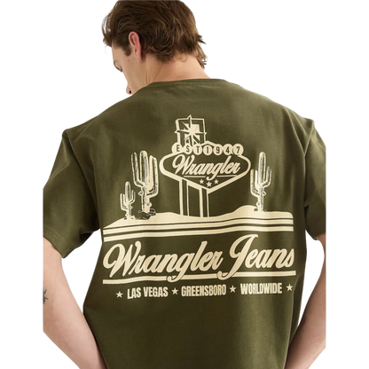 Wrangler Vintage Tee Olive Night