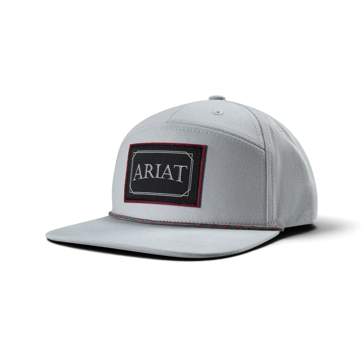 Ariat 7-Panel Rope Snapback Keps – Grey
