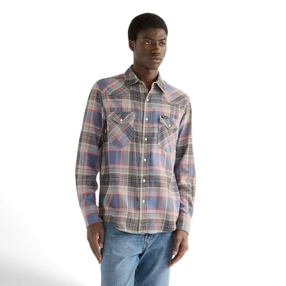 Regular Western Shirt Soft Brown