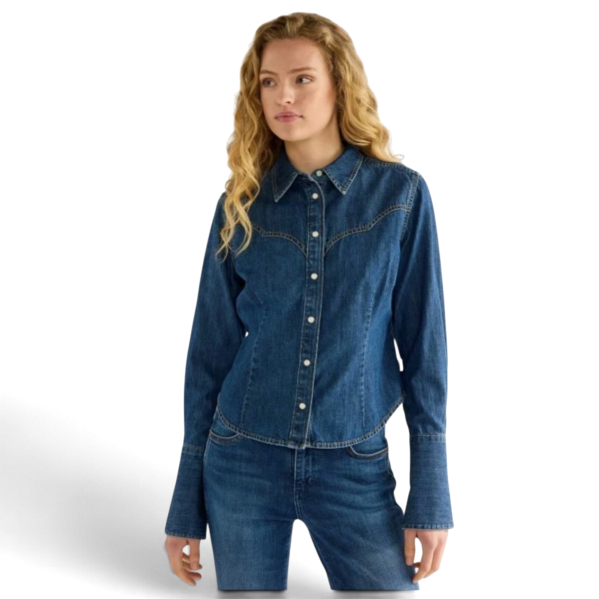 Bell Western Shirt Midnight Wash - Wrangler