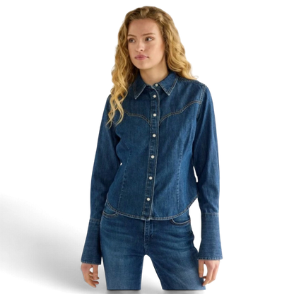 Bell Western Shirt Midnight Wash - Wrangler