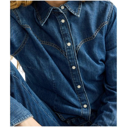 Bell Western Shirt Midnight Wash - Wrangler