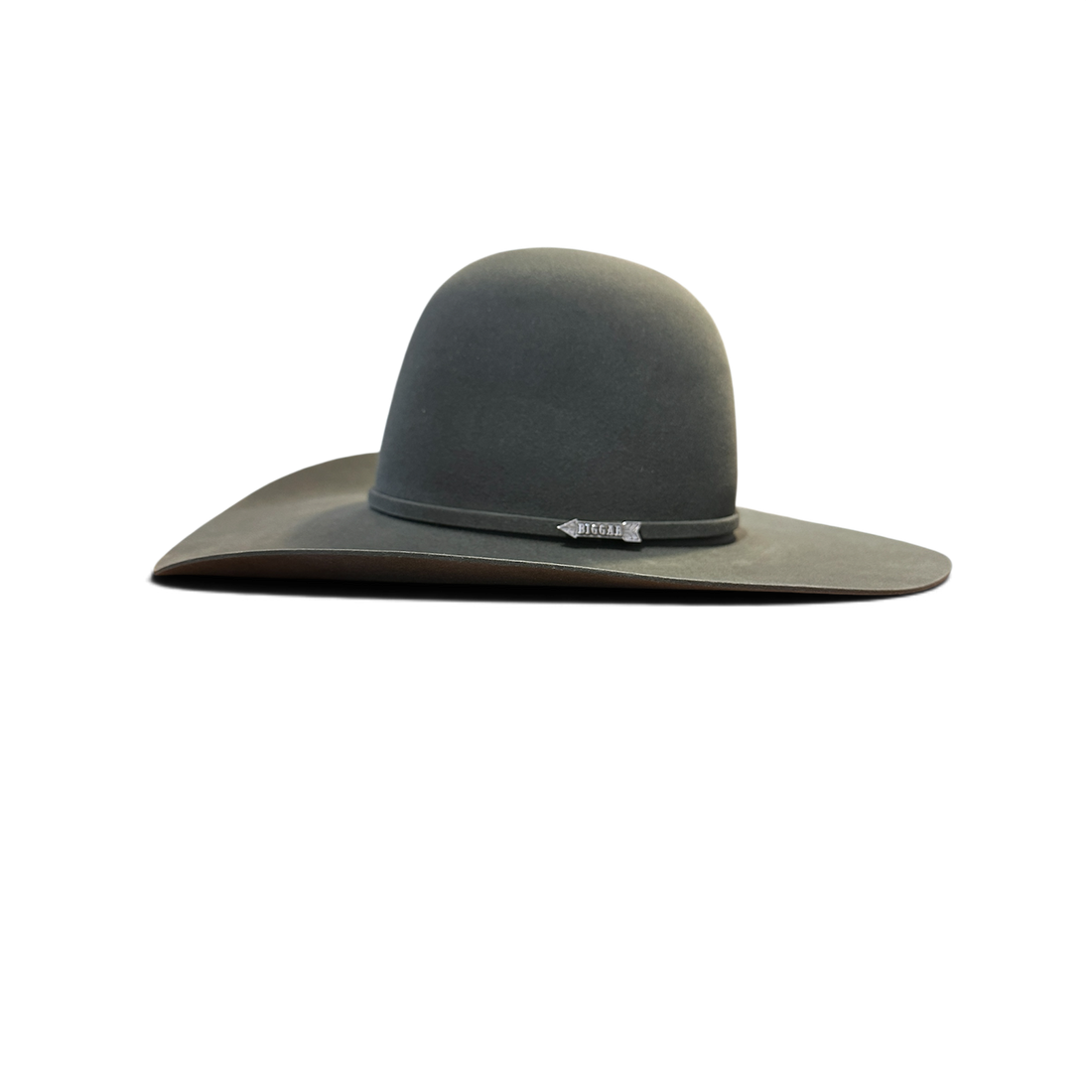 Biggar Hat Forest Felt 5X Open Crown