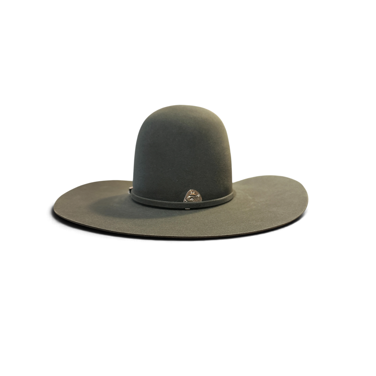 Biggar Hat Forest Felt 5X Open Crown