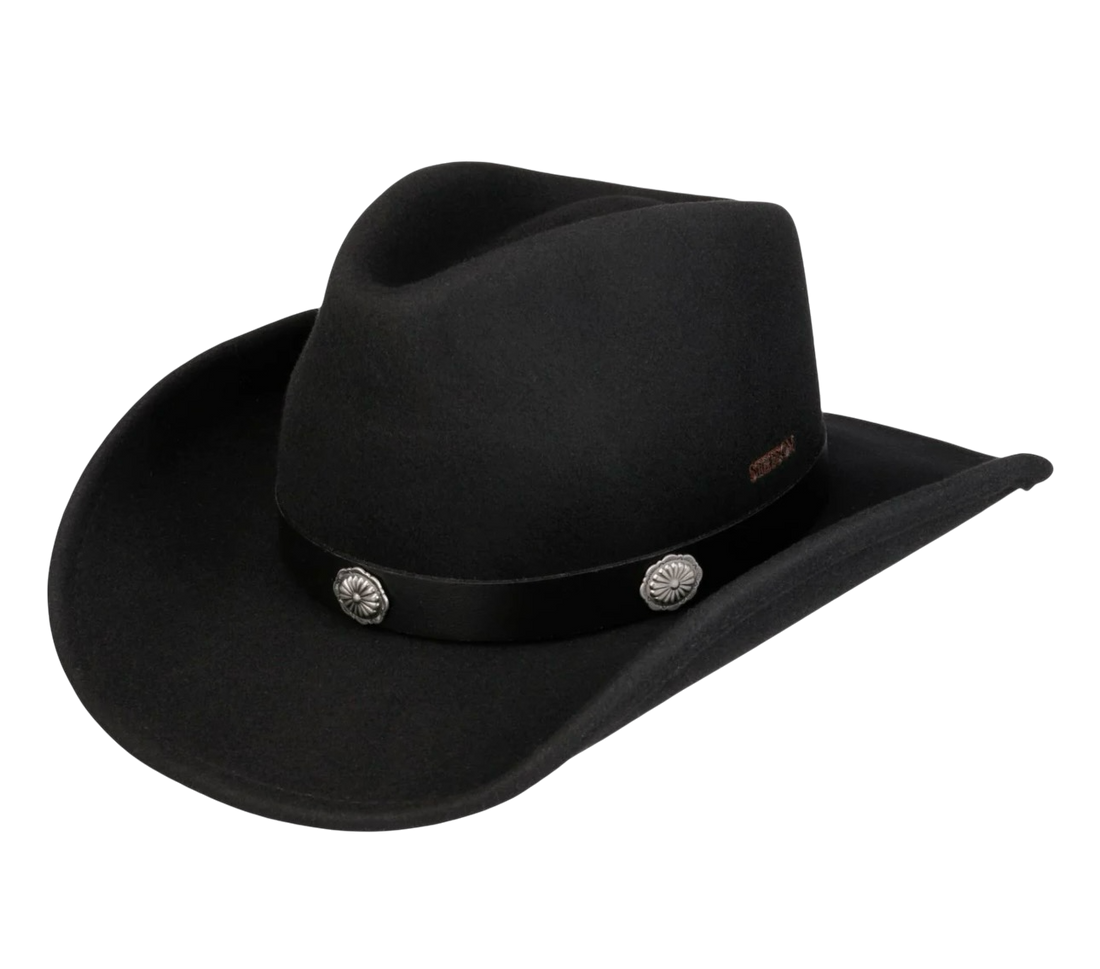 Stetson Tamalo Western Woolfelt Svart med Asahi Guard