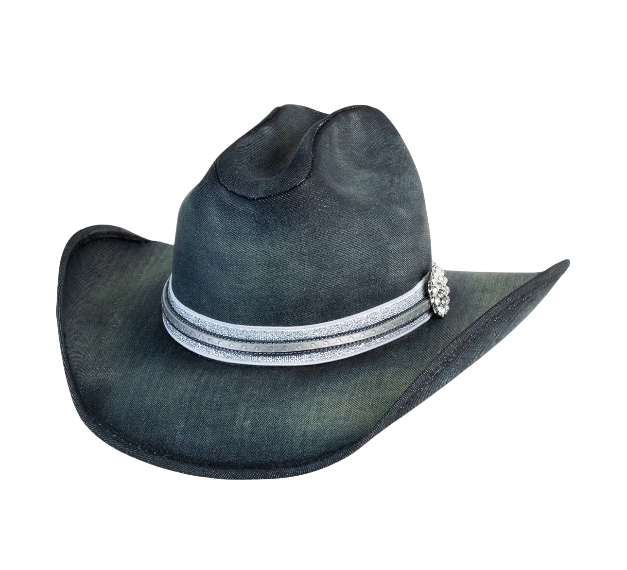 Born To Shine Denim Western Hat