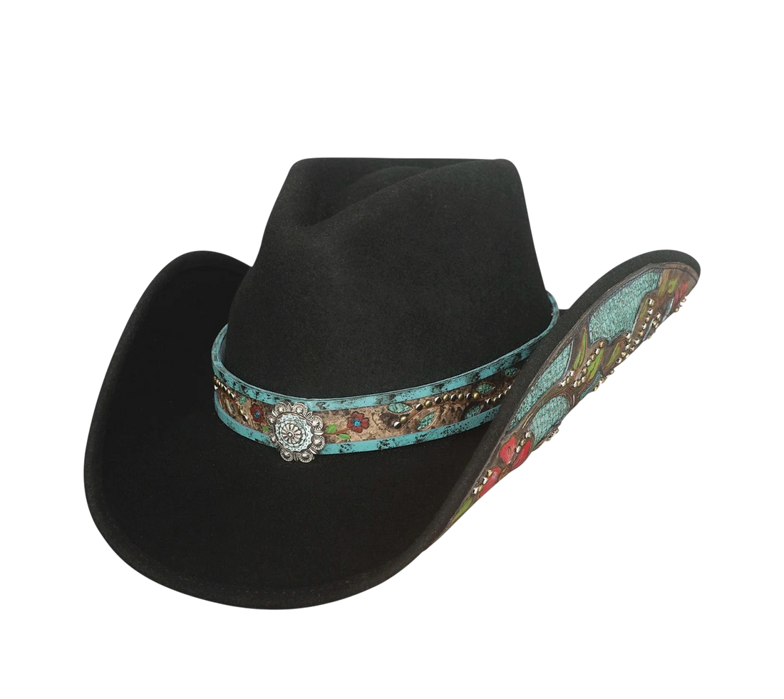 Bullhide Crazy Beautiful Westernhatt Svart