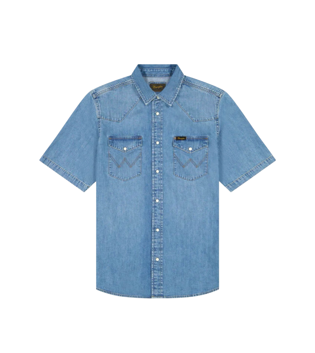 Wrangler Jeans Skjorta Korta Ärmar