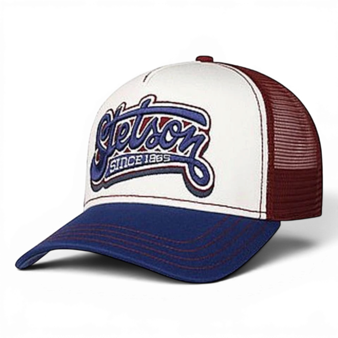 Trucker Cap Lettering Blue/White/Red