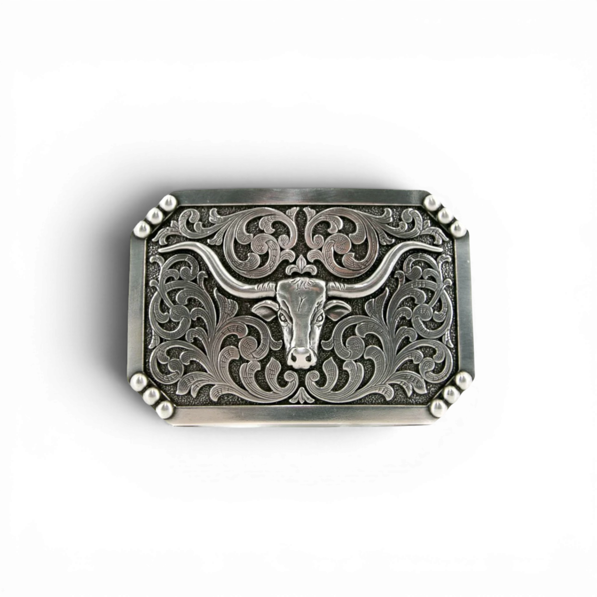 Bältesspänne Smooth Edge Longhorn