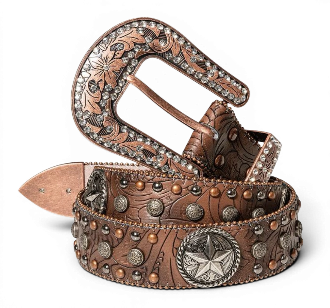 Western Bälte Star Rhinestone