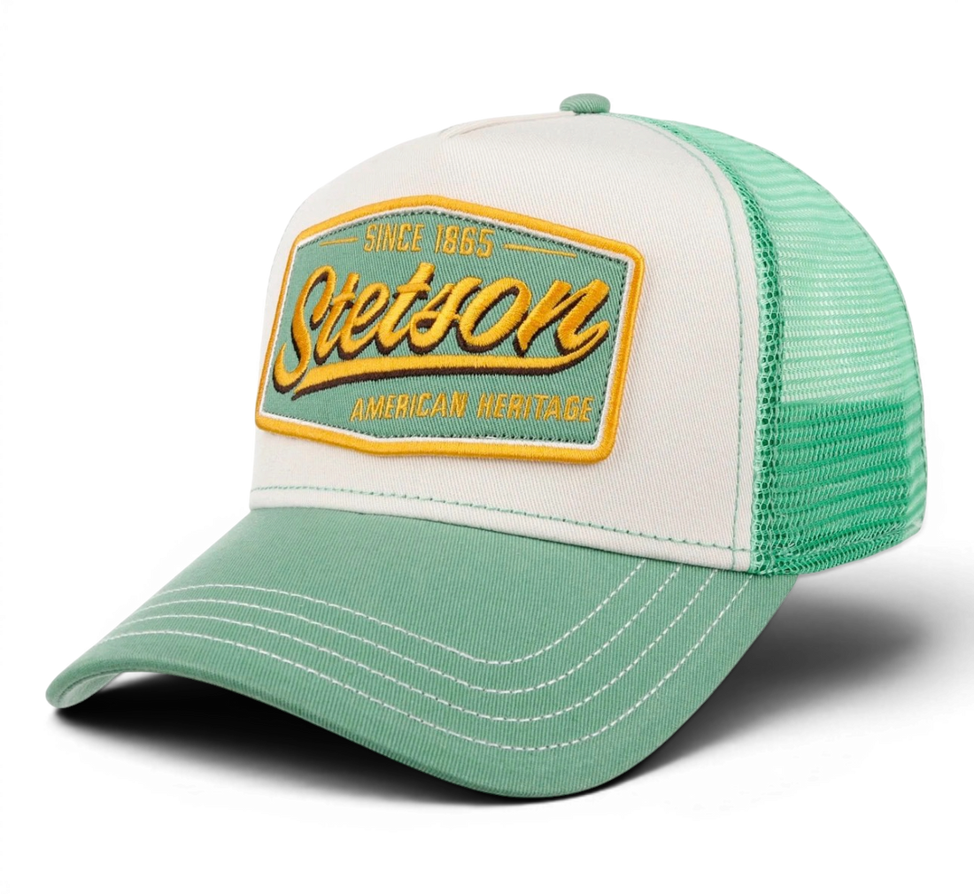American Heritage Mint Green Trucker Keps
