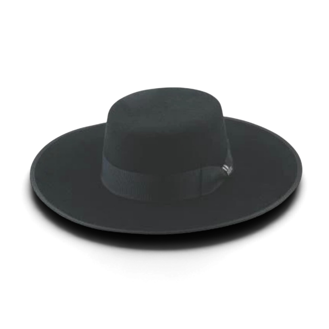 Bullhide Fandango svart westernhatt i premiumull med flat crown-kulle och brett brätte