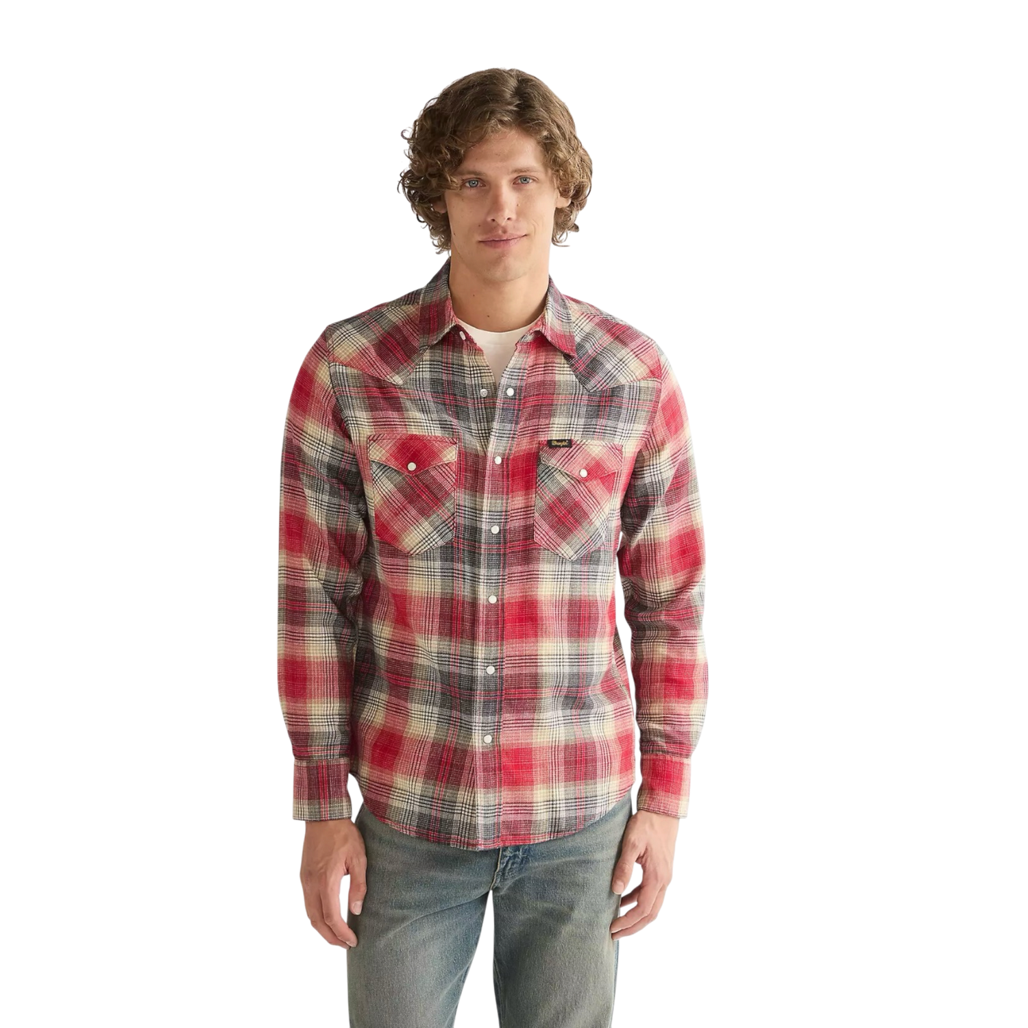 Wrangler Regular Western Shirt Chilli Pepper