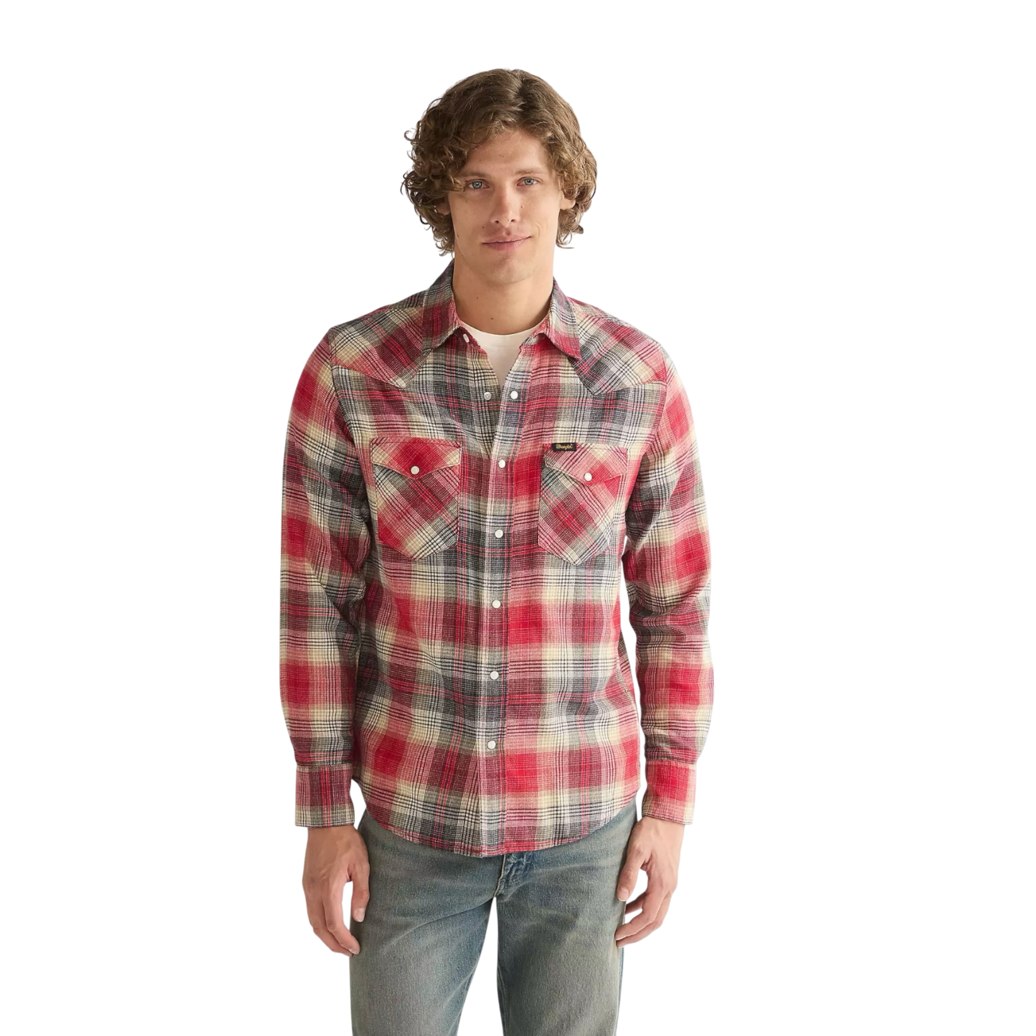 Wrangler Regular Western Shirt Chilli Pepper