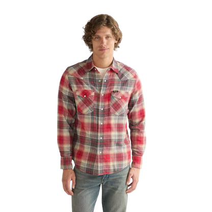 Wrangler Regular Western Shirt Chilli Pepper