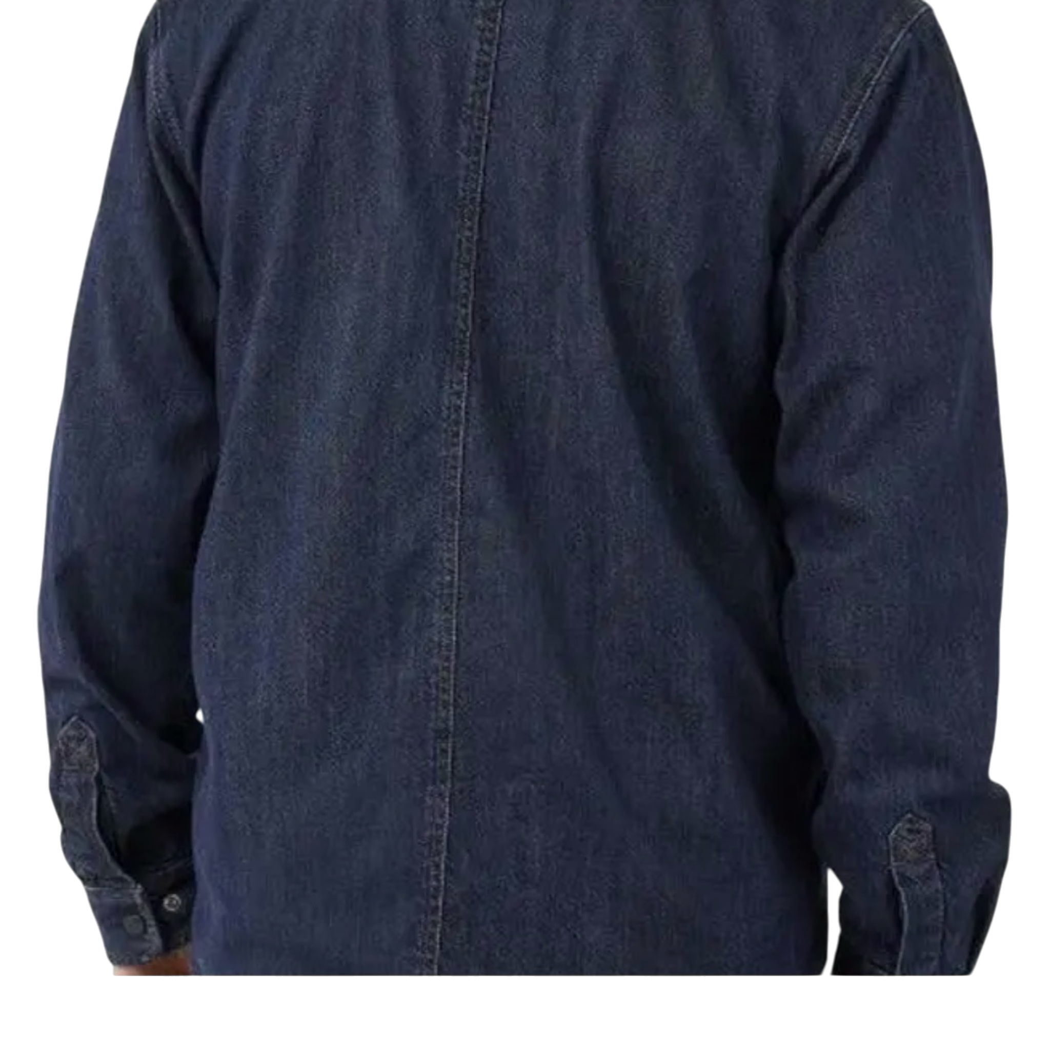Carhartt Denim Fleece Lined Snap Front Shirt Glacier