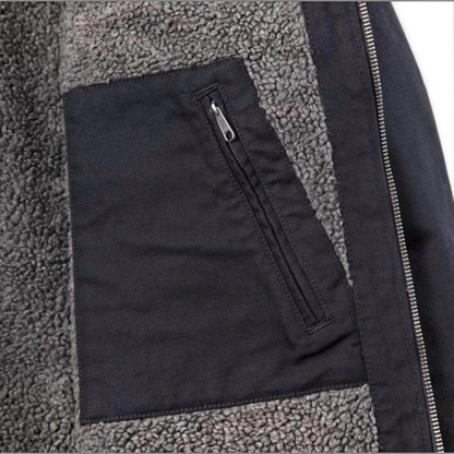 Carhartt Washed Duck Sherpa Lined Jacket Black