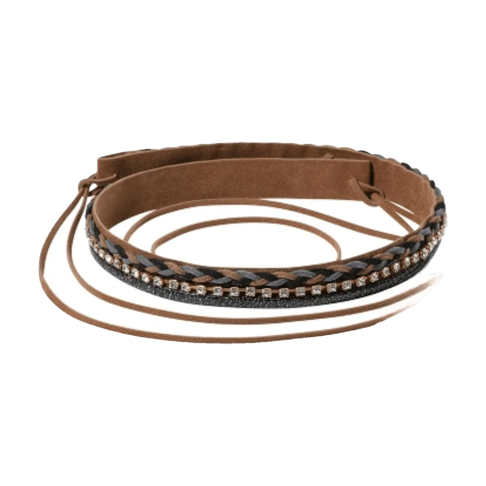 Mockahattband med Fläta &amp; Strass – En blandning av rustikt och glam