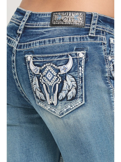 Longhorn Mid-Rise Boot Cut 34"