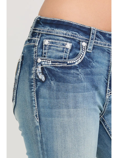 Longhorn Mid-Rise Boot Cut 34"