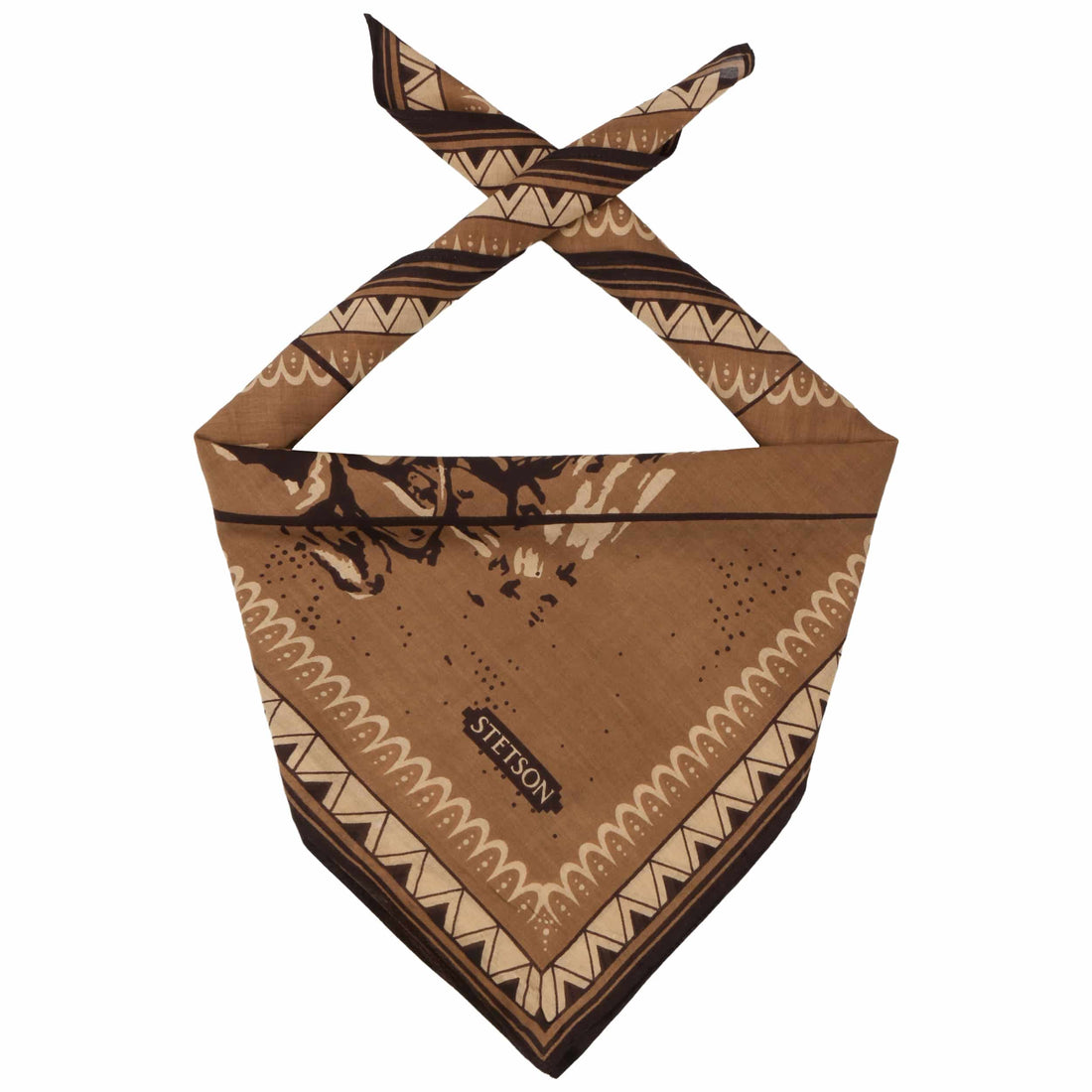 Stetson Bandana Last Drop Brun