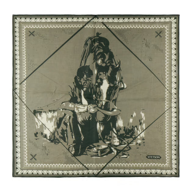 Stetson Last Drop Bandana Green