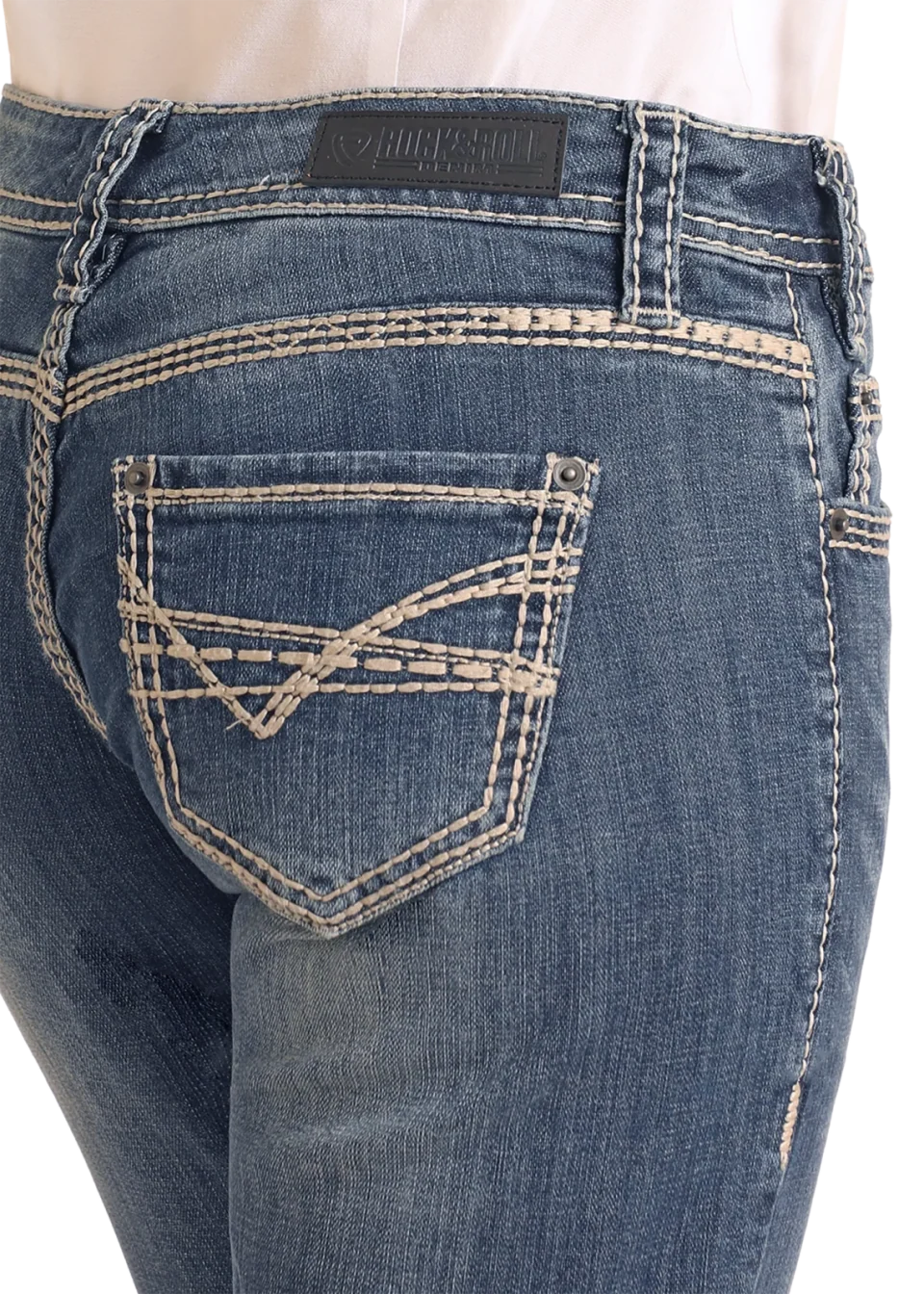 Mid Rise Bootcut Riding Jean