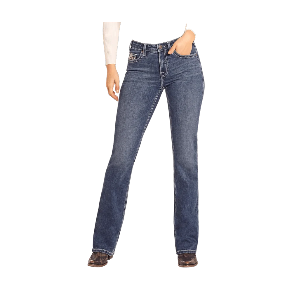 Mid Rise Aztec Bootcut Jeans Rock And Roll Denim