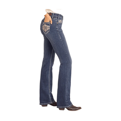 Mid Rise Aztec Bootcut Jeans Rock And Roll Denim