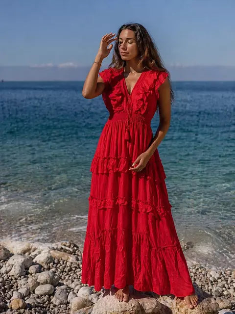 Red Rose Dress